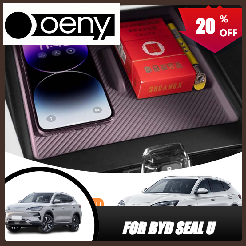 Fit For Byd Song Plus Seal u 2023-2025 Car Dashboard Wireless Charger Mat Non-slip Comfortable Shockproof Noise-proof Silicone