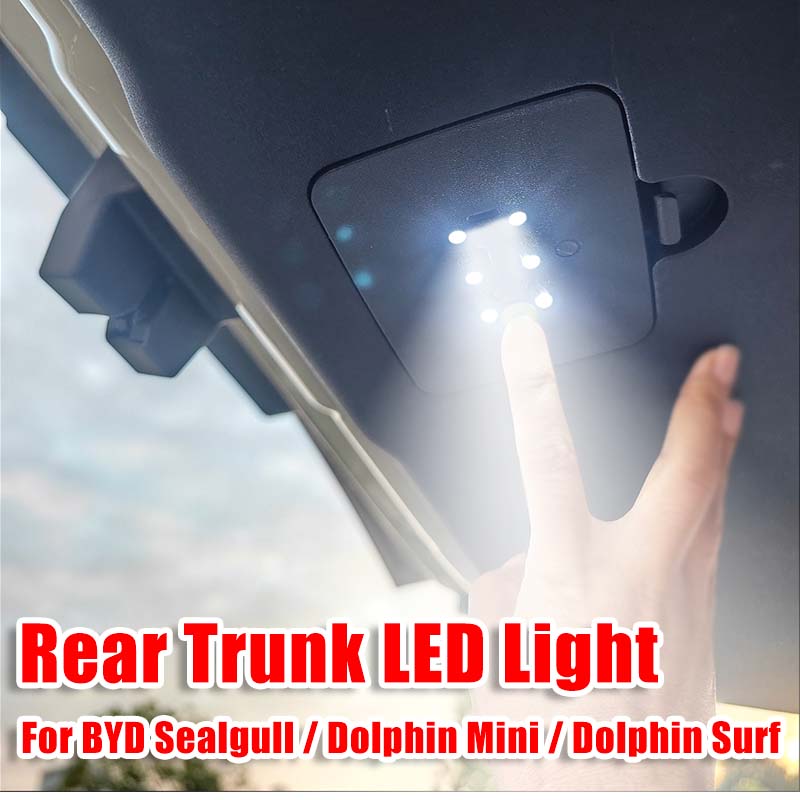 For BYD Seagull / Dolphin Mini / Dolphin Surf LED Trunk Tailgate Lighting Ultra-Bright Upgrade Light Car Accessories Interior