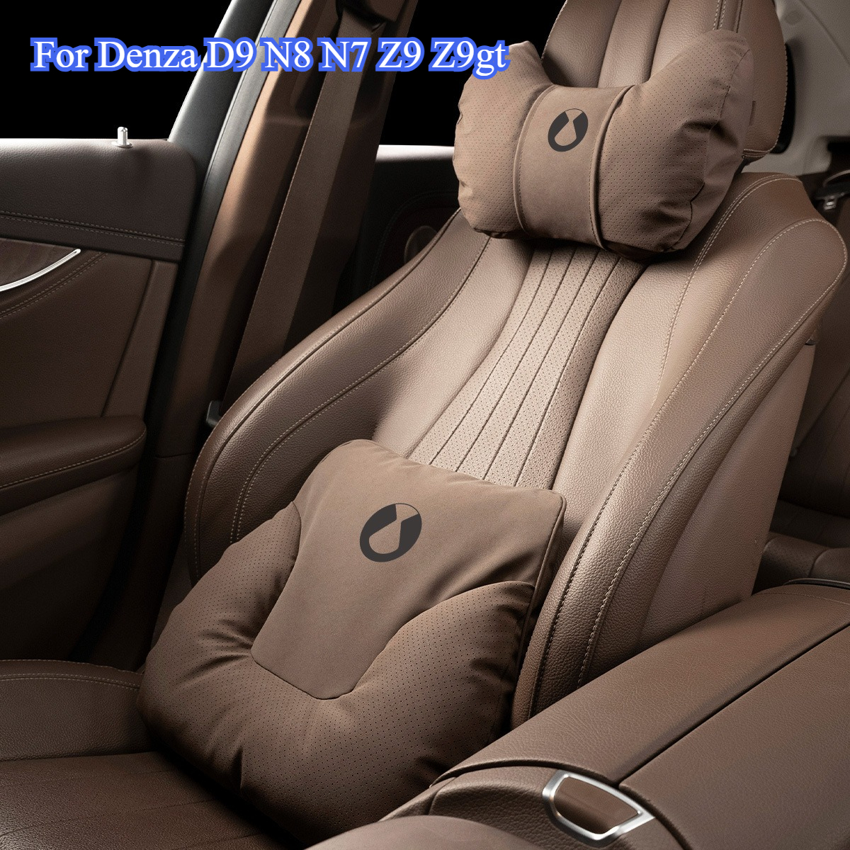 For BYD Denza D9 N8 N7 Z9 Z9gt Headrest Pillow Leather Car Neck Pillow Seat Waist Pillows Lumbar Support Interior Accessories