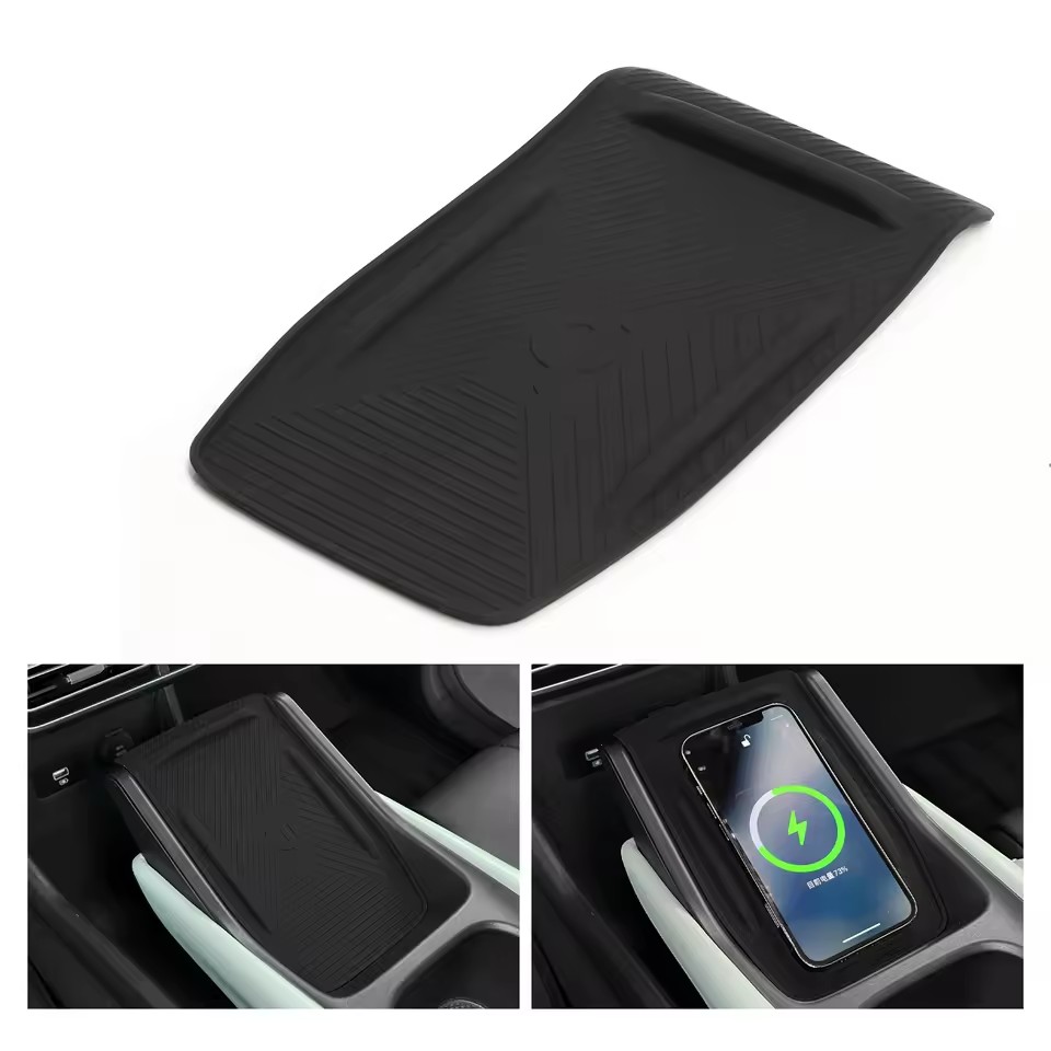 for BYD SEAGULL/BYD Dolphin Mini  Center Console Wireless Charger Pad Anti-slip Mat Car Accessiories