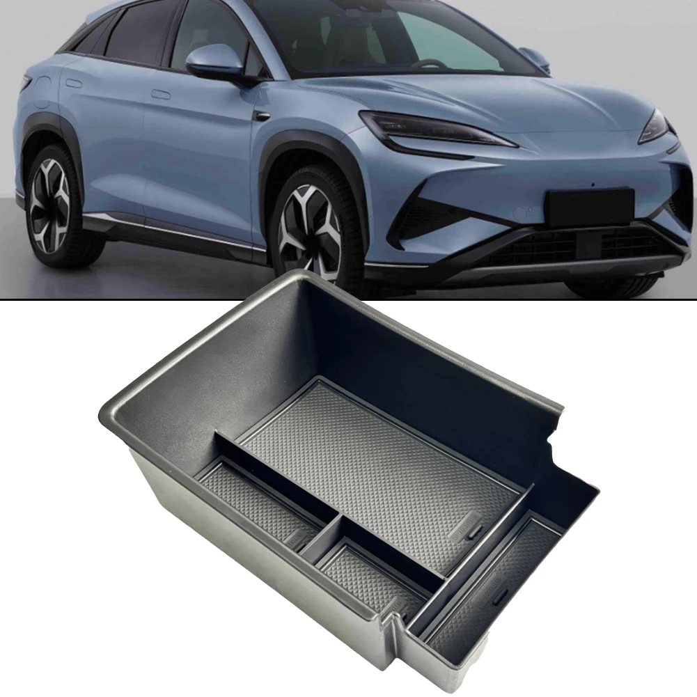 For BYD Sealion 7 2024-2026 Armrest Storage Box Cup Holder Central Control Box Center Console Organizer Car Accessories