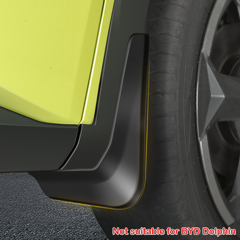 For BYD Seagull Dolphin Mini Surf Car Mudguards Splash Guard Soft Plastic MudFlaps Front Rear Fender Auto Exterior Accessories