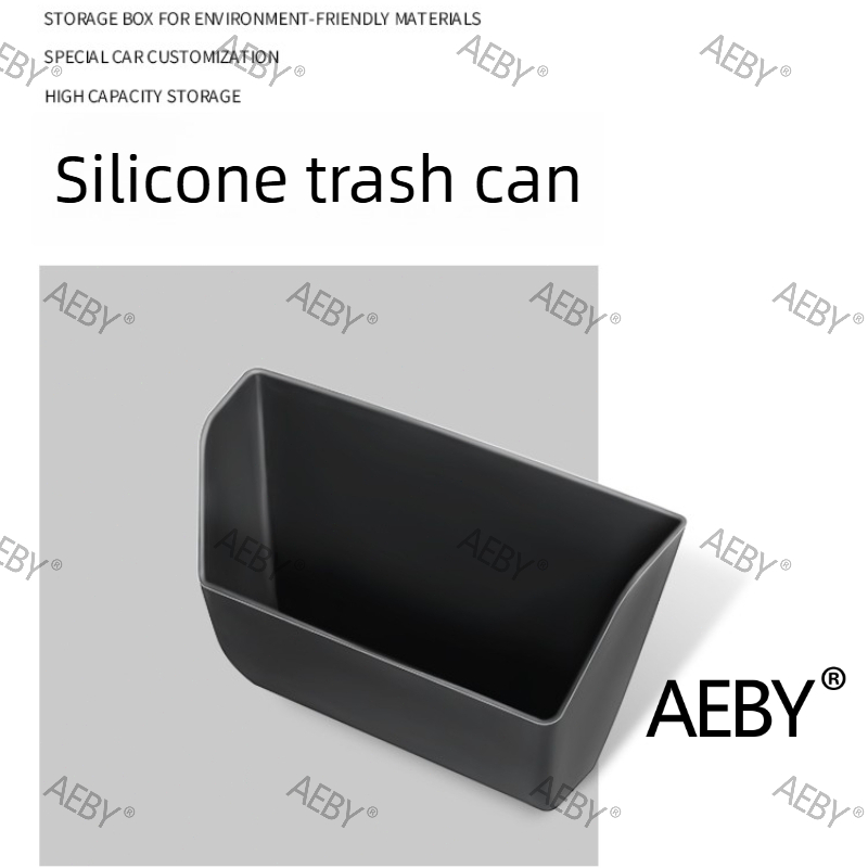 For BYD ATTO 3 Smart Driving Edition 2022-2024 Silicone Rear Seat Storage Box,Rear Seat Organizer,Rear Trash Can with Storage