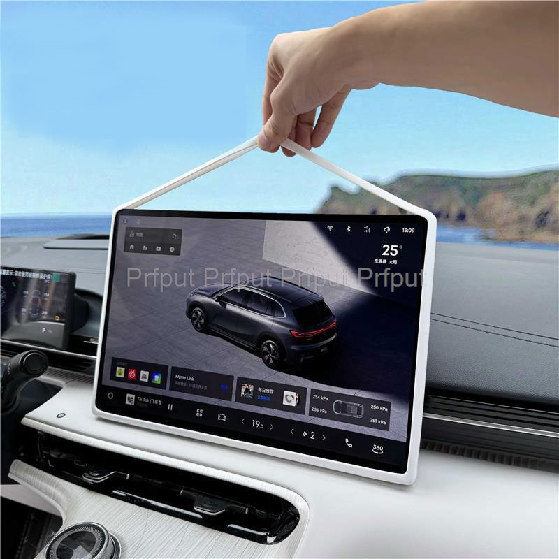 Screen Silicone Protective For Geely EX5 Galaxy E5 2024 2025 Car Navigation Screen Protector Frame silicone EX5 accessories