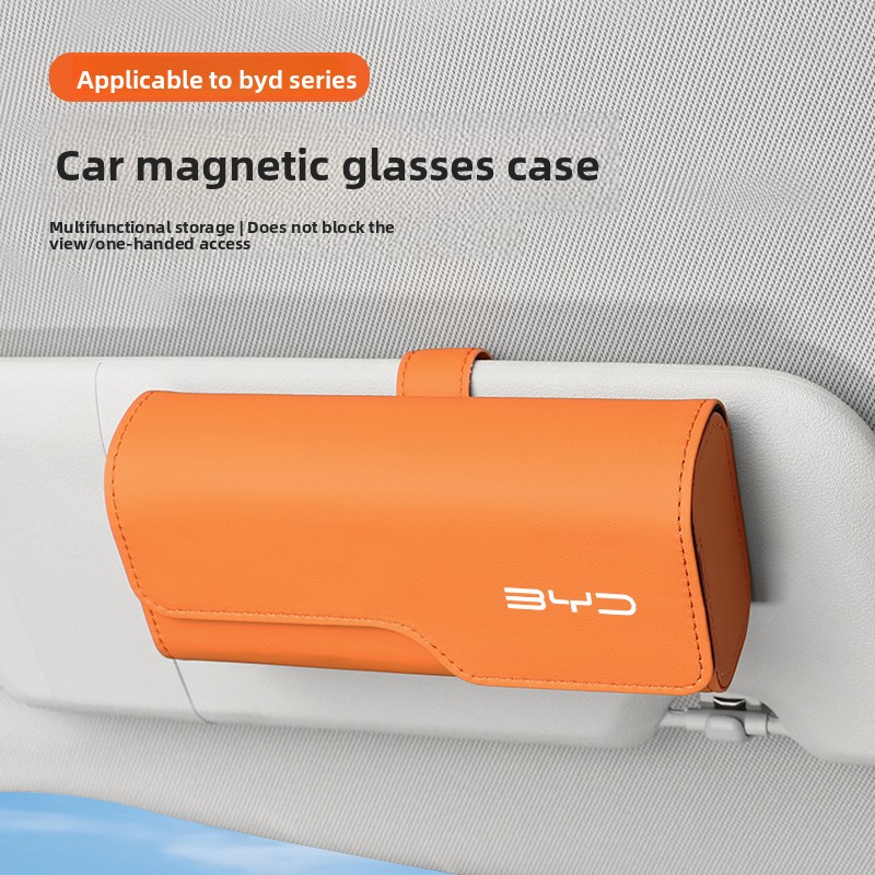 For BYD Qin L Song L Xia Seal Seagull Dolphin Destroyer 05 Sea Lion Car carried Glasses Clip Sunglasses Storage Box