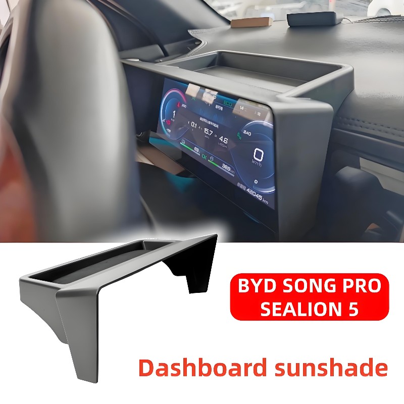 For BYD SONG PRO SEALION 5 DMi 2025 2026 Dashboard Sunshade Storage Box Screen Protection Cover Organizer Interior Accessories