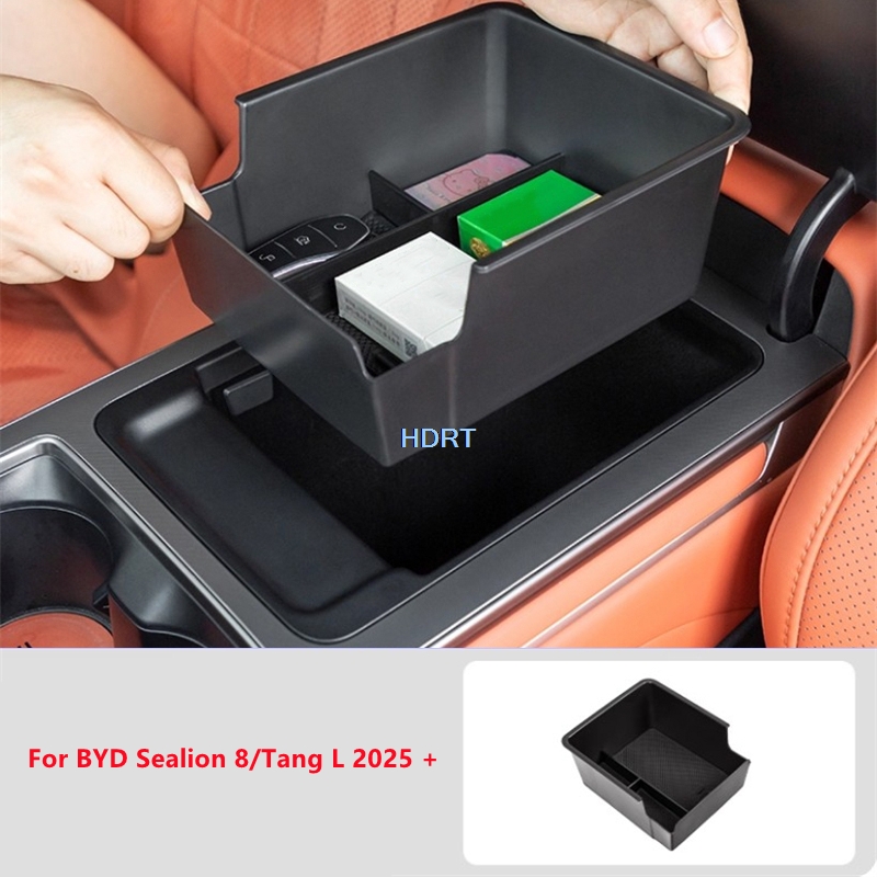 Fit For BYD Sealion 8/Sea Lion 8/Tang L 2025 + Center Console Organizer Frame Armrest Storage Box Cover Car Styling Accessories