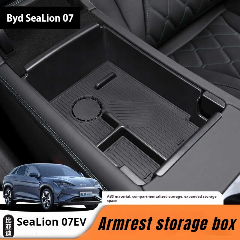 For BYD Sealion 7 EV 2024 2025 Center Console Armrest Box Storage Case Car Interior Organizer