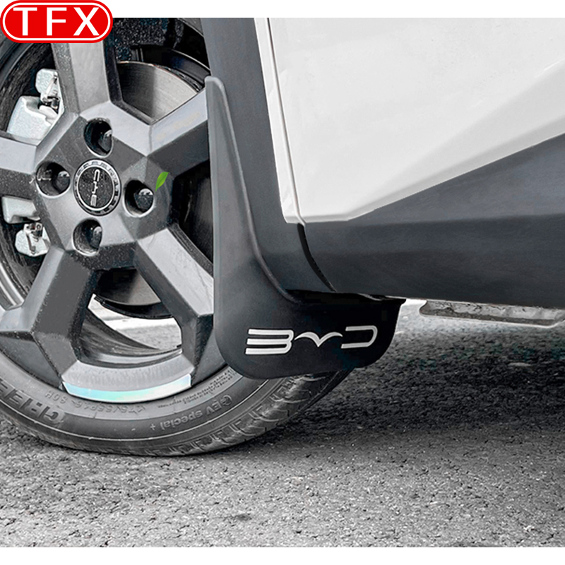 For BYD Seagull Dolphin Mini 2024 2023 Car Mudguards Plastic Fender Cover Flares Splash Guard Exterior Mud Flaps Accessories