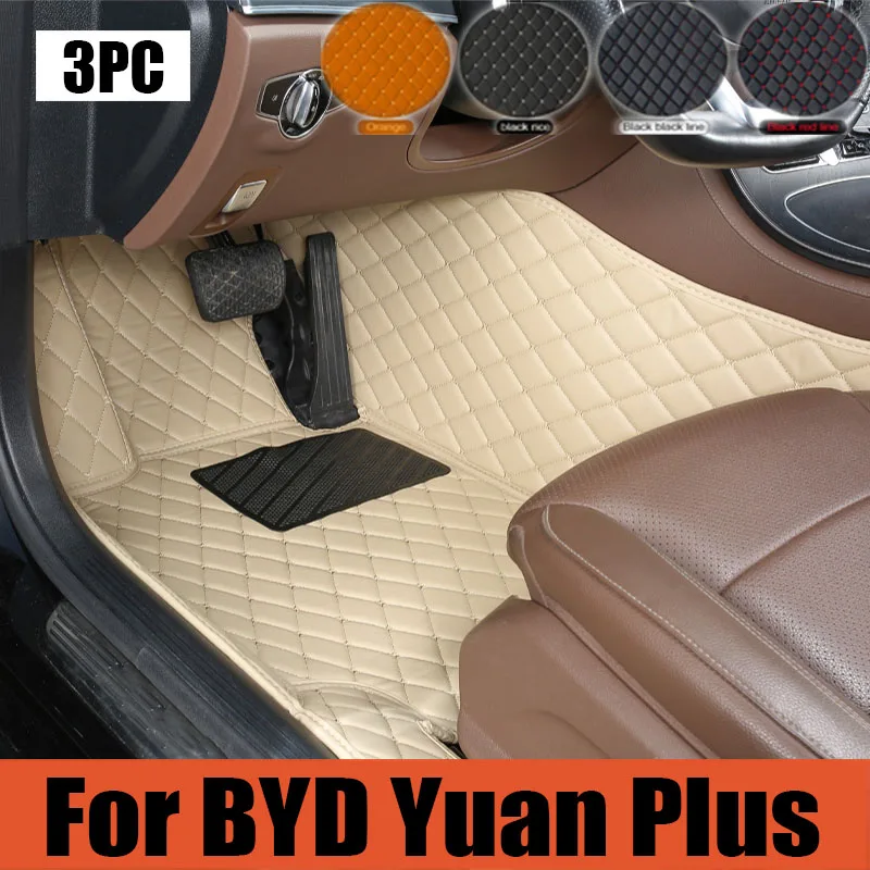 Original Carpets For BYD Yuan Plus Atto 3 2021 2022 2023 2024 Atto3 Car Floor Mats Auto Interior trunk mat Automobiles Parts Co