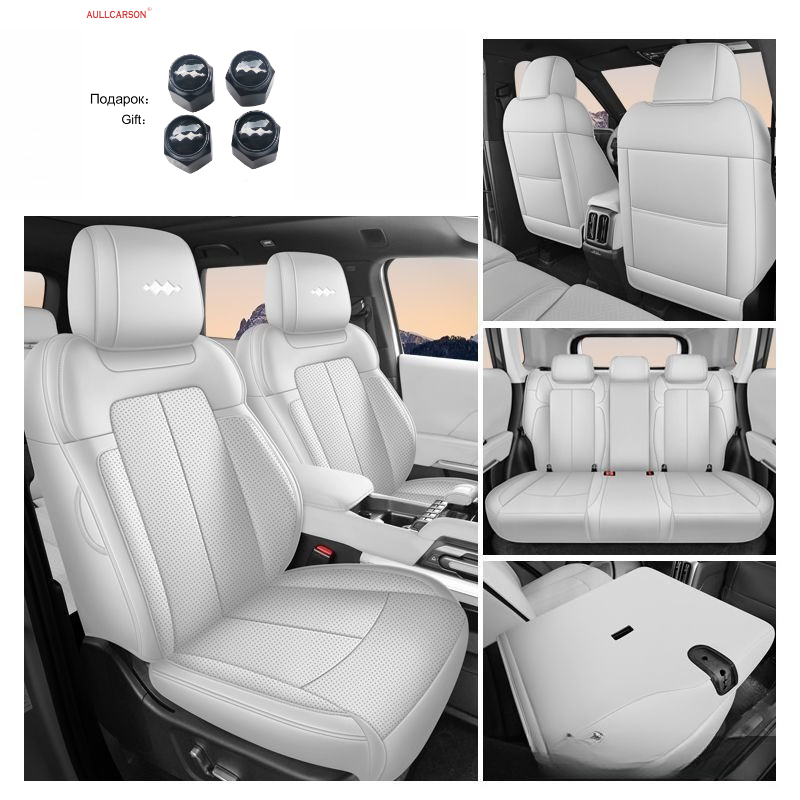 For BYD Leopard 3 Titanium 3 B3 2025 Leather Car Seat Cover Colour Track Style Protector Salon FullSurround Interior Accessories