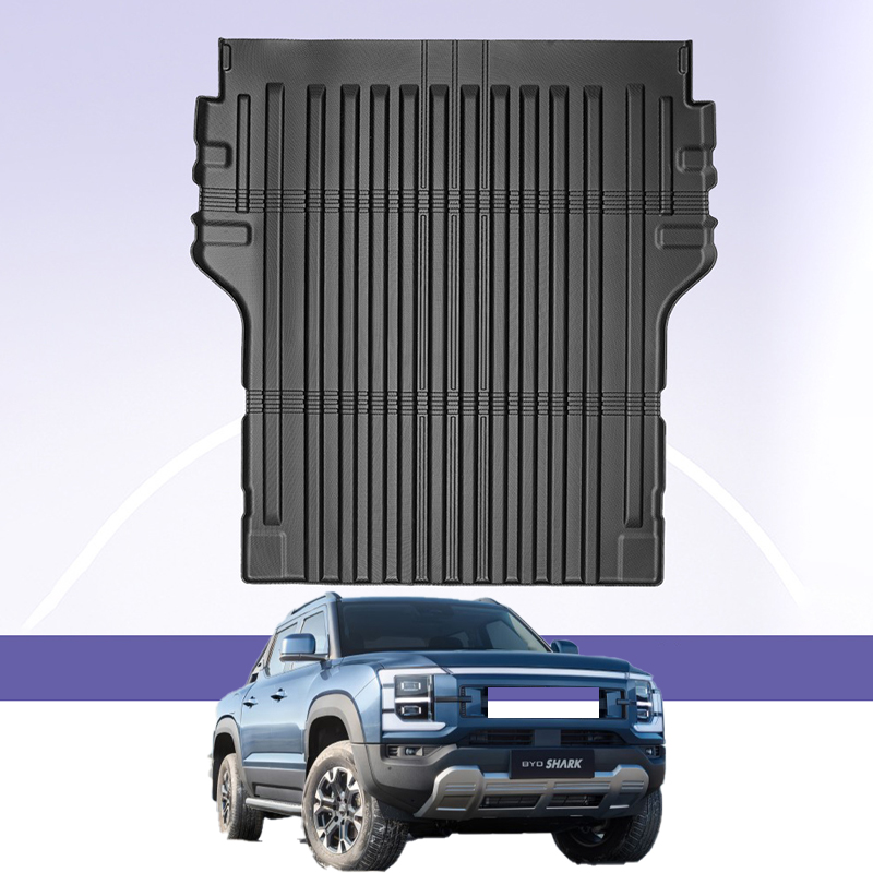 Trunk Mats For BYD SHARK 6 TPE Waterproof Cargo Car Mats Auto TPE All Weather Floor Mat Auto Parts Car Accessories