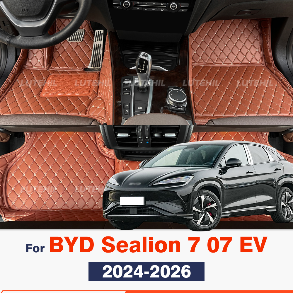 For BYD Sealion 7 07 EV 2026 2025 2024 Custom Car Floor Mats Automobile Carpet Cover Interior Accessories Protective Pad Parts