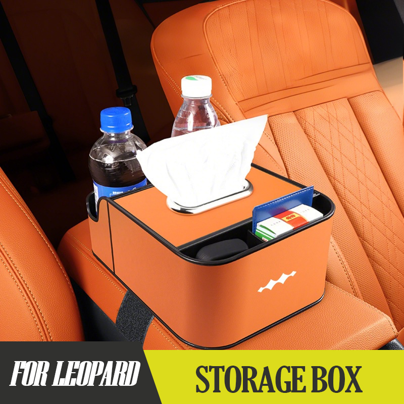 For BYD Leopard 5 Armrest Box Organizer - Multi-Functional Car Storage Tray Interior Modification Accessory