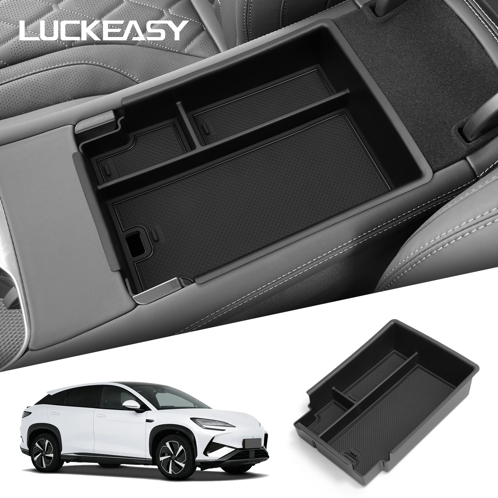 for BYD Sealion 07 EV 2024-2025 (Not Fit Korea) Center Armrest Storage Box Car Interior Accessories Organizer Tray