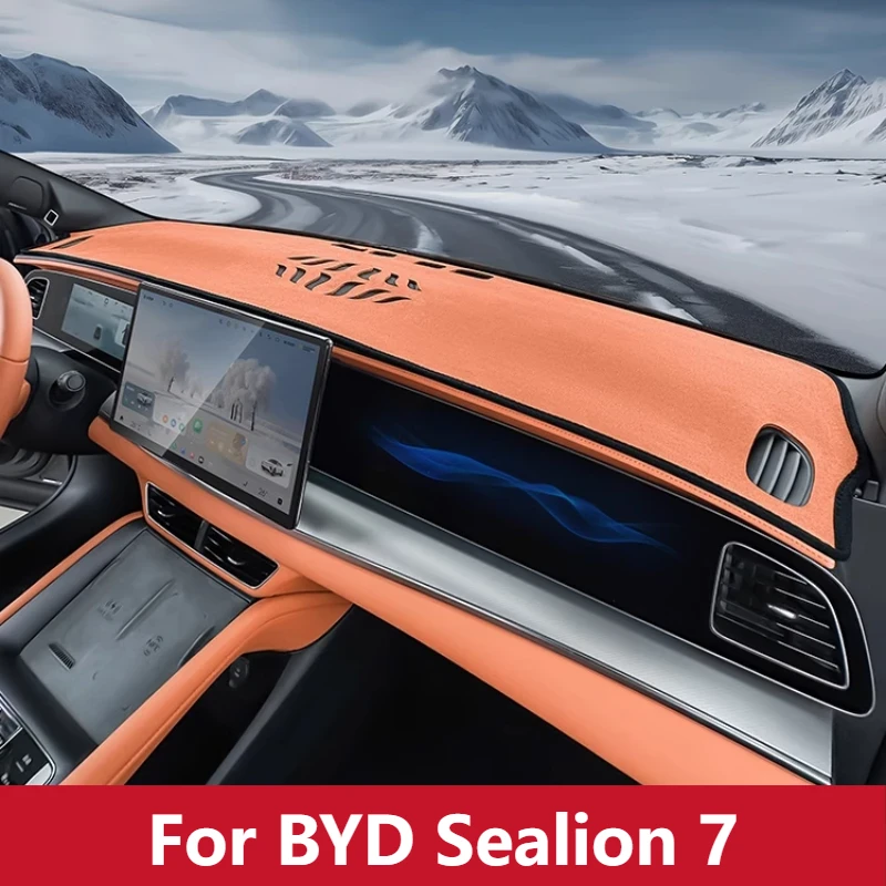 For BYD Sealion 7 Dashboard Flip Plush Shade Mat Shade Board Car Interior Decoration Shade Block Car Modification Accessories