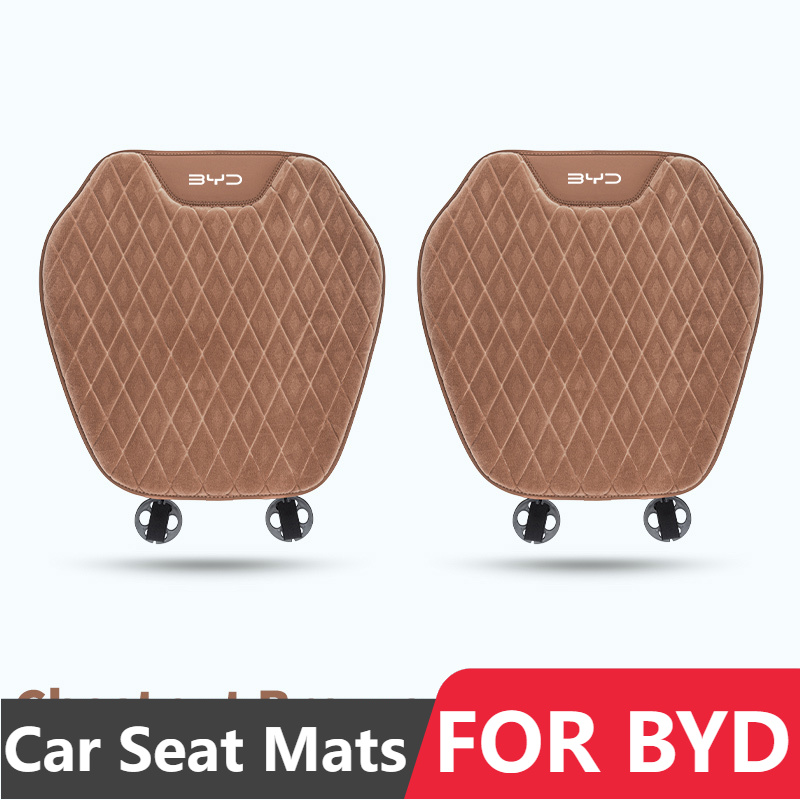 Car Seat Mats For BYD SEAL U ATTO 3 SHARK Dolphin Sealion ATTO 2 Flannel Back Seat Pad Protector Covers Cushion Accessories