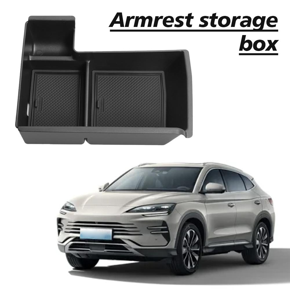 Car Armrest Storage Box For BYD Seal U Sealion 6 Song Plus DM-i 2025 Right Hand Drive Car Organizer Accessories