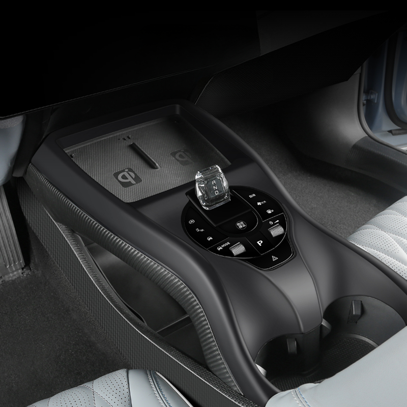 For BYD Seal EV 2022 2023 Center Console Panel Cover ABS Anti-Scratch Car Gear Shift Panel Protective Sticker Car Interior Decal