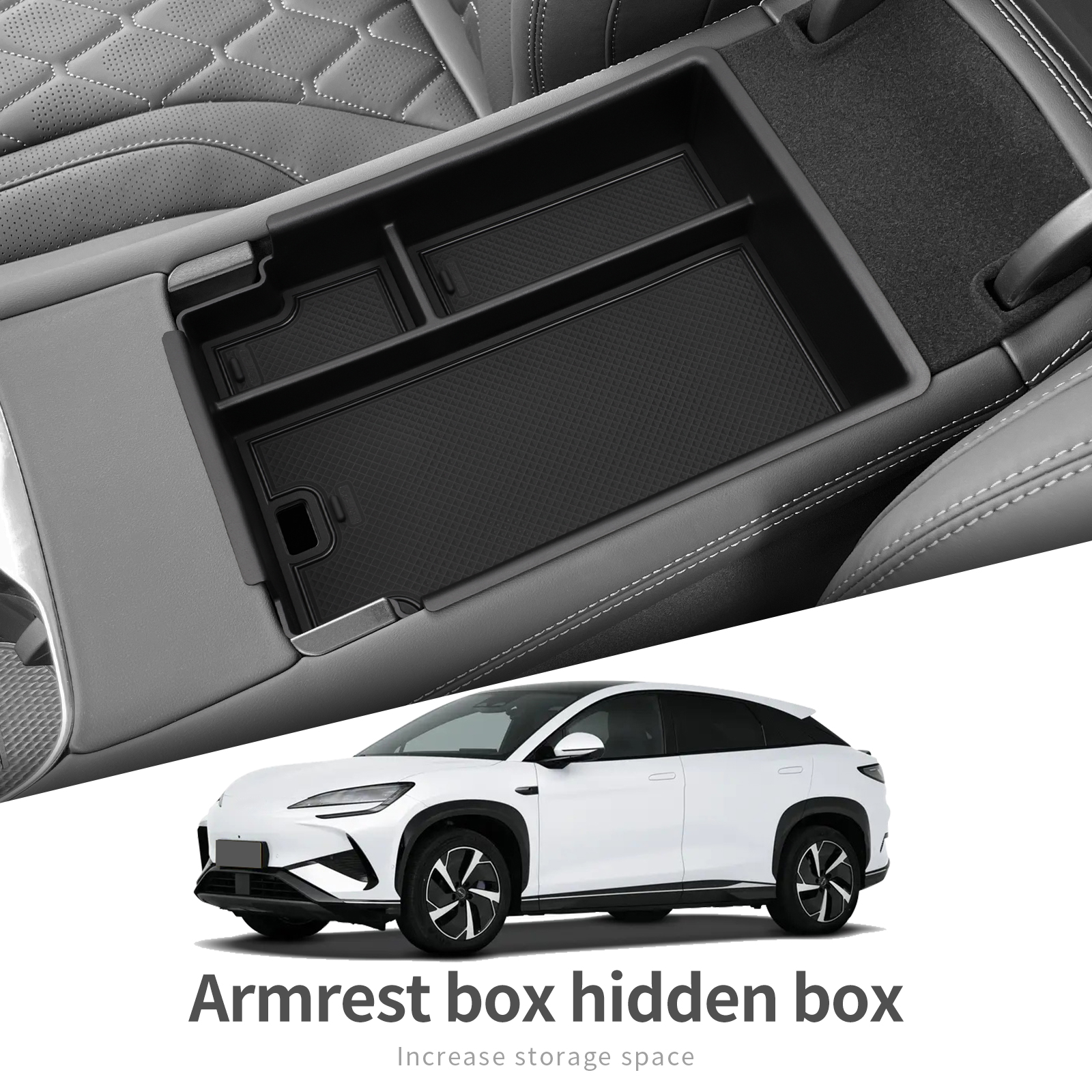 for BYD Sealion 07 (armrest not for Korea version) 2024-2025 Storage Box Car Tray Cup Box Organizers Accessories Tidying