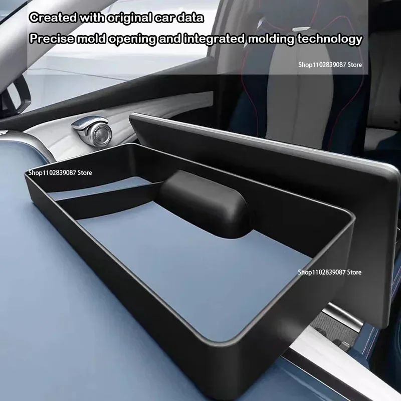For Byd Atto 3 Yuan PlusAutomotive Car Dashboard Storage Box Center Console Organizer Navigation Screen Back Organizer Tray Car