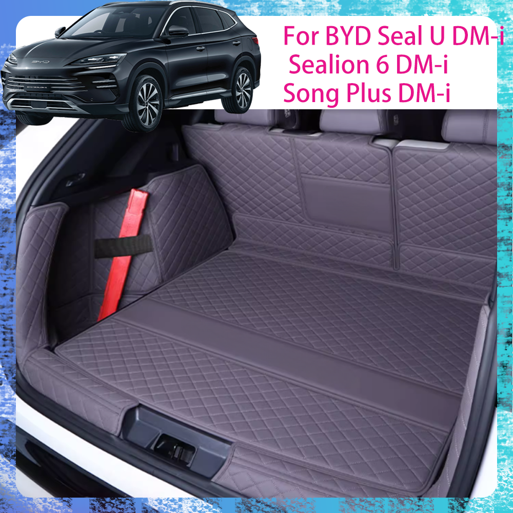 For BYD Seal U Sealion 6 Song Plus DM-i 2021~2025 2024 Car Boot Covers Scratch Prevention Trunk Mat Tray Protector Accessories