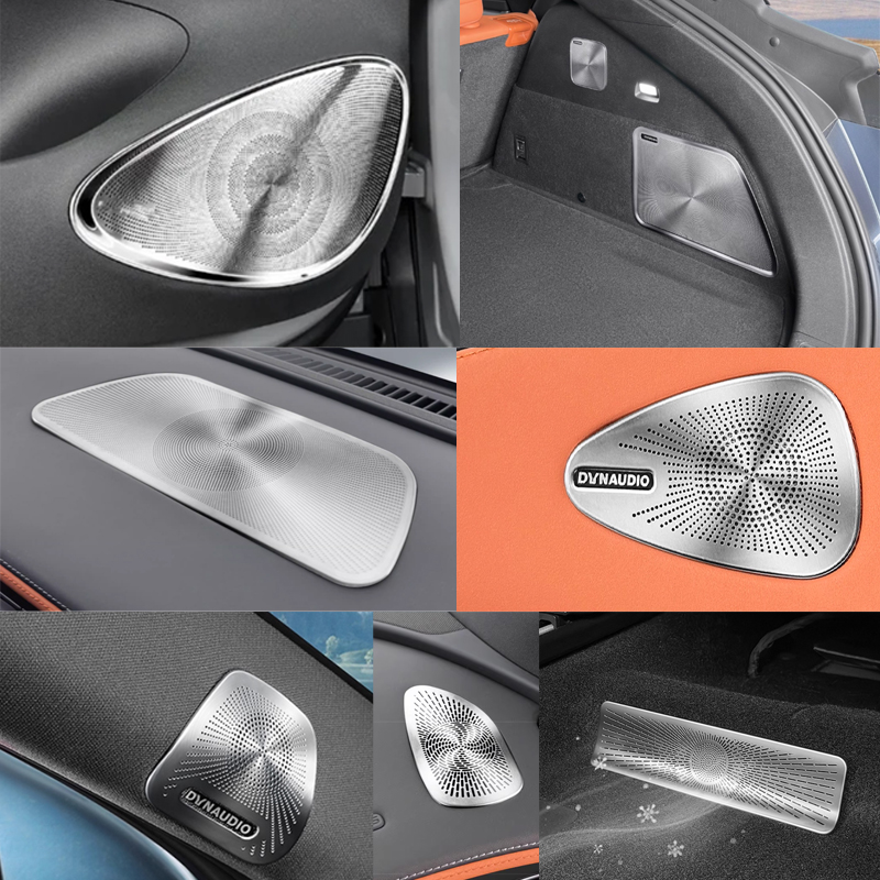 Dashboard Air Vents Rear Trunk A-pillar Rear Door Audio Speaker Cover Loudspeaker for BYD Sealion 7 EV Interior 2024 2025 2026