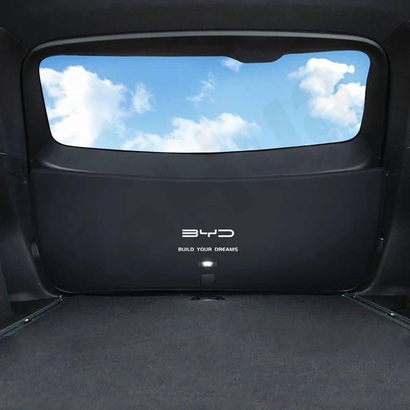 For BYD ATTO 3 YUAN PLUS 2022 2023 Car Luggage Door Protection PU Leather Mat Trunk Mat Interior Decoration Pad