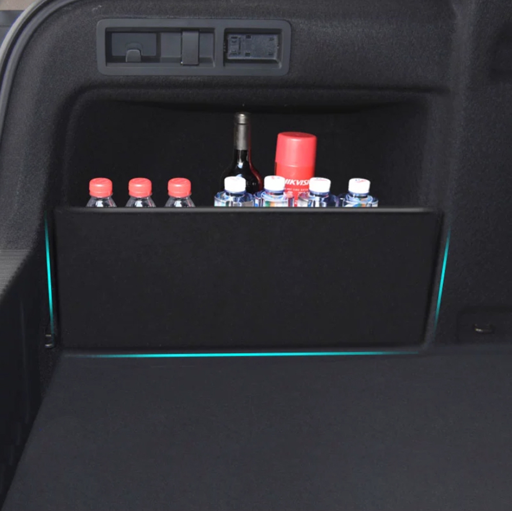 2Pcs Car Trunk Side Storage Organizer Panel Bag for BYD Seal 6 EV Qin L Anti-Slip Pocket Cargo Partition Board Auto Accessories