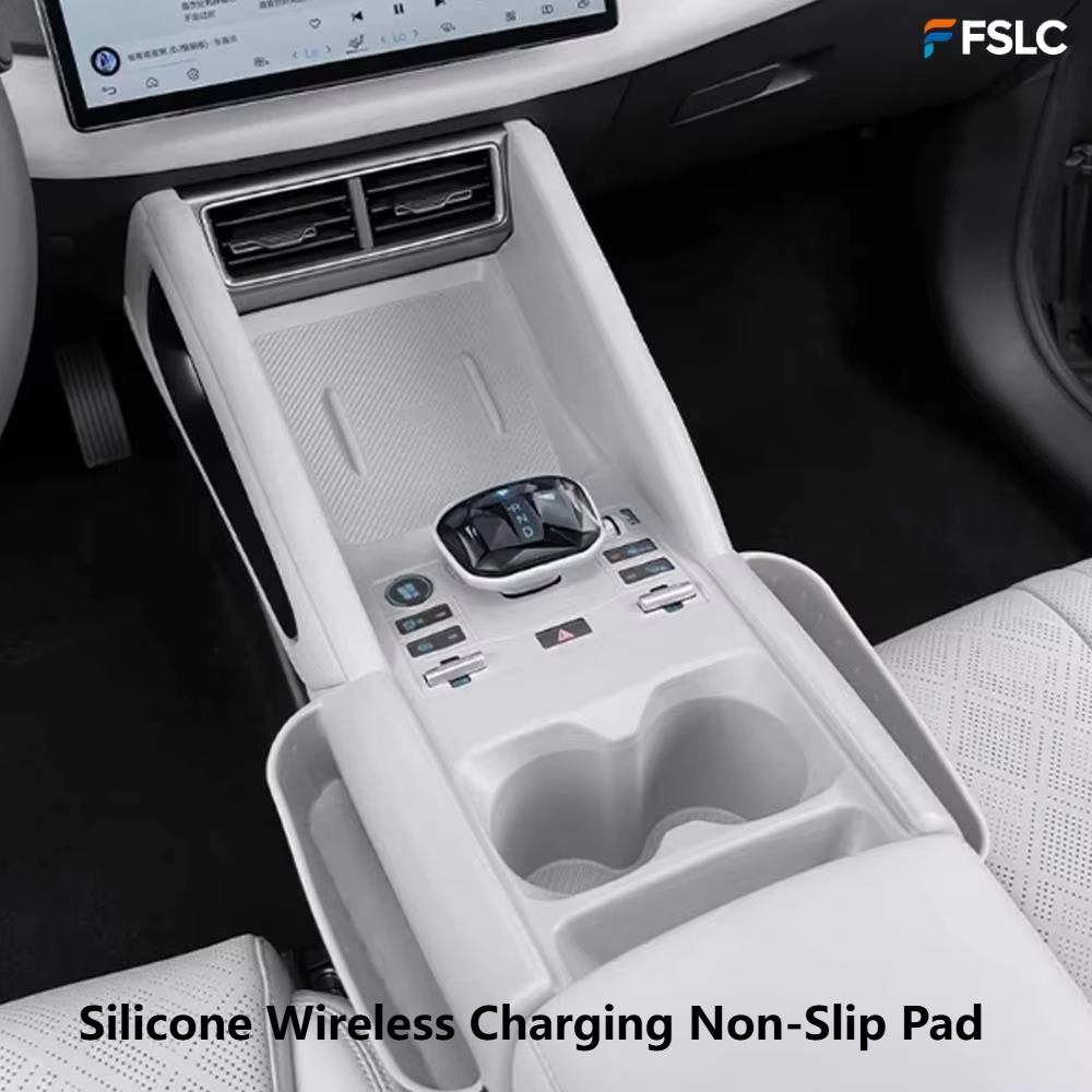 ⭐Genuine⭐For BYD Yuan UP Pro 2024 2025 Center Console Silicone Anti-slip Mat Wireless Charging Pad Cup Holder Insert Accessories