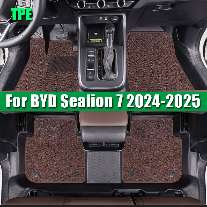 Custom TPE Car Special Floor Mat For BYD Sealion 7 EV 2024-2025 Wear-resistant Non-slip Carpet Styling Interior Accessories