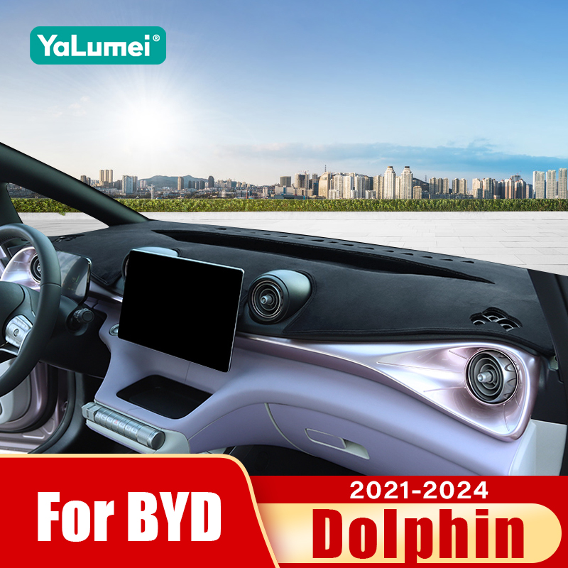 For BYD Dolphin 2021 2022 2023 2024 Car Dashboard Mat Sun Shade Non-slip Pad Cover Accessories