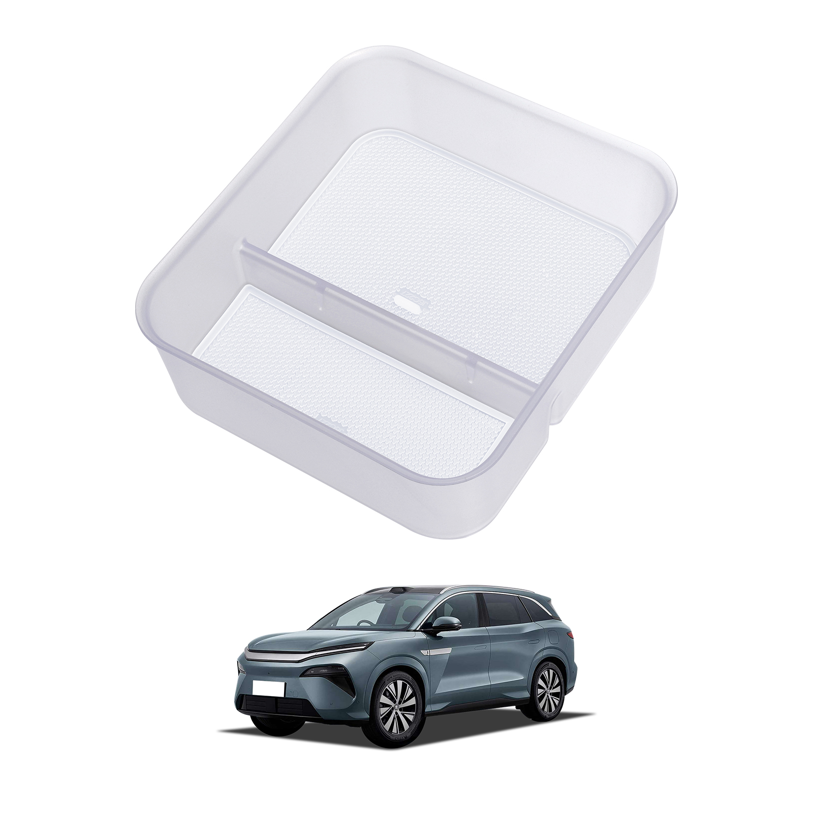 for BYD Tang L 2025 Center Console Cool Box Organizer Armrest Storage Box Central Tray Car Interior Accessories