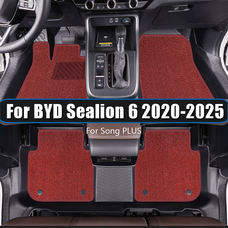 Custom TPE Car Special Floor Mat For BYD Sealion 6 Song PLUS DM-i 2021-2025 Interior Accessories Wear-resistant Carpet Styling