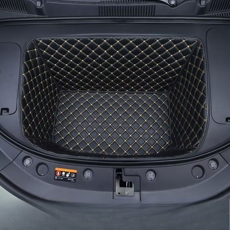 For BYD Sealion 7 Sea lion 07 2024 2025 Car Boot Mat Front Trunk Liner Cargo Leather Floor Carpet Tray Protector Accessories