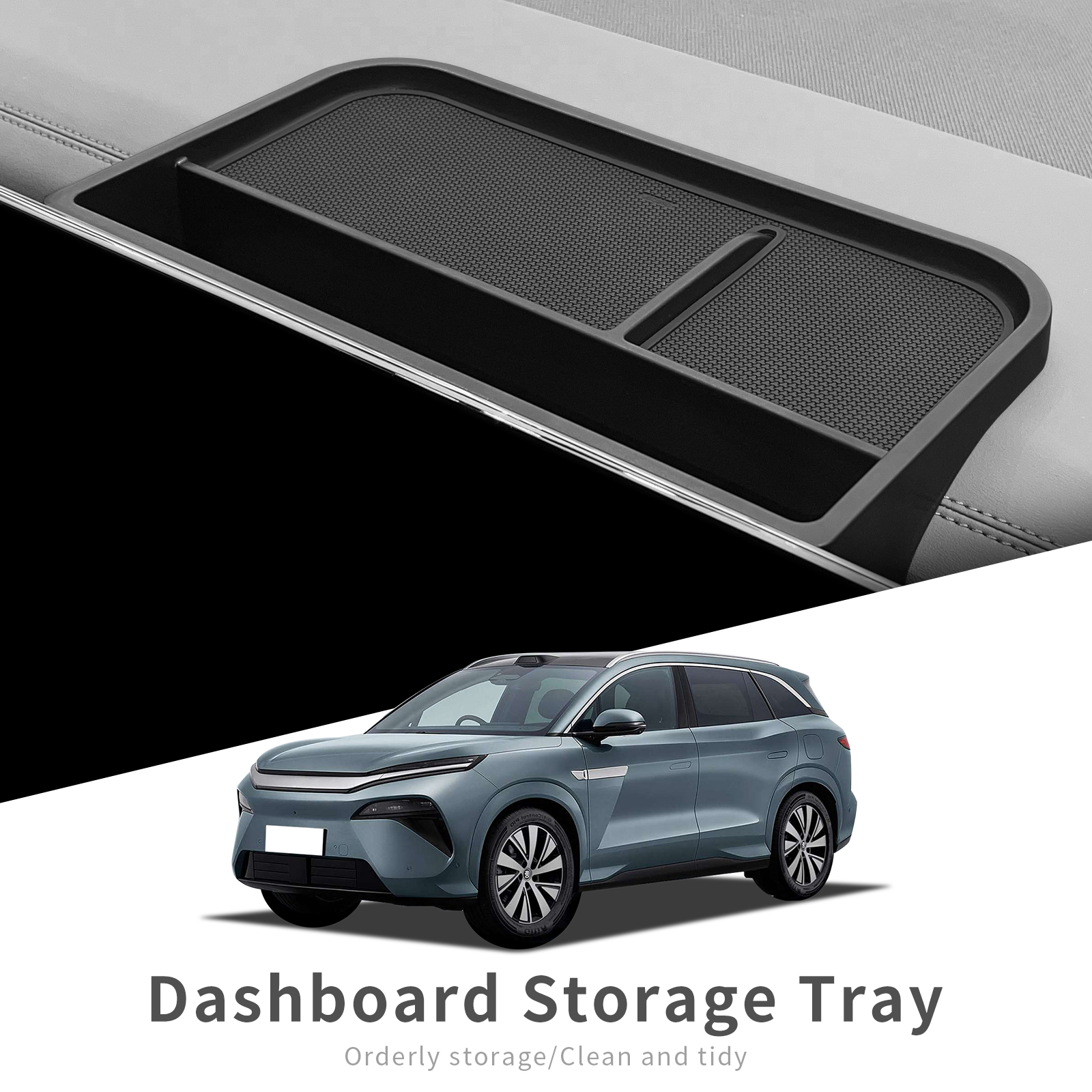for BYD Tang L 2025 Screen Rear Dashboard Storage Central Control  ABS  Organizer Tray Car Interior Accessories