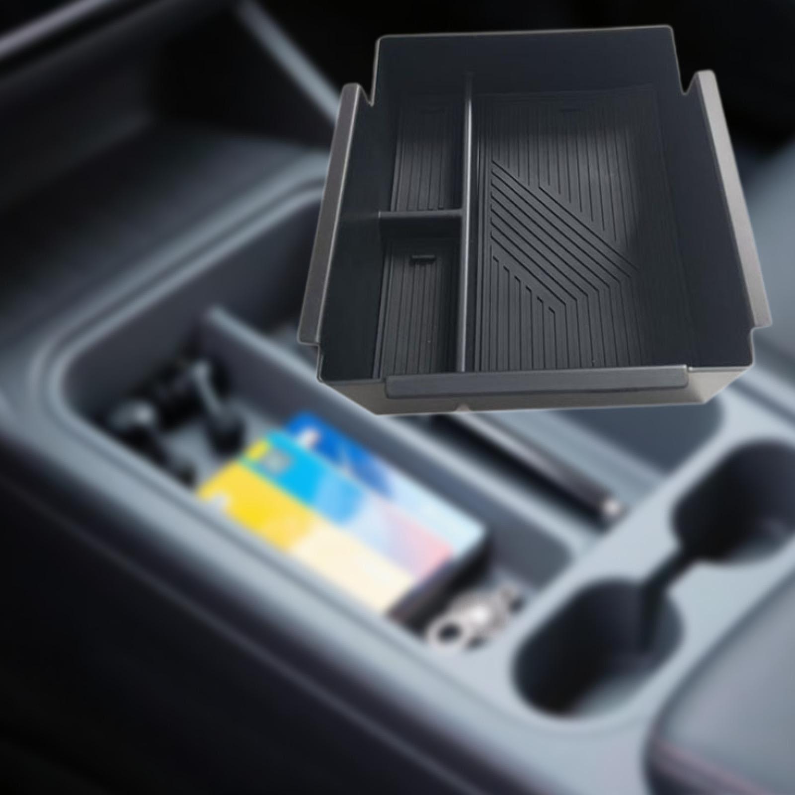 Car Center Console Tray Multifunctional Armrest Box Glove Storage Organizer ABS TPE for BYD Yuan PLUS 2025 External Accessories