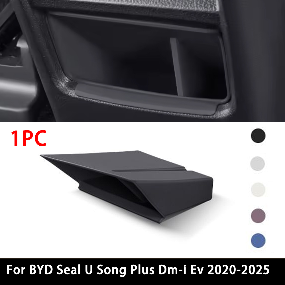 Car Rear Seat Storage Box Organizer Center Console Bins Backseat Garbage Storage Bags For BYD Seal U Song Plus Dm-i Ev 2020-2025
