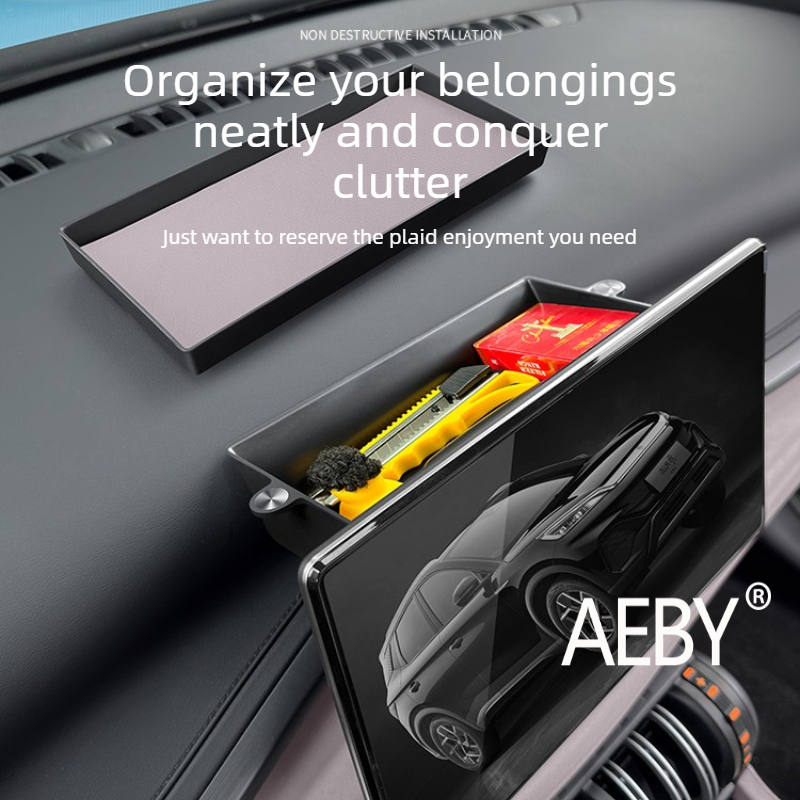 For BYD ATTO 3 Smart Driving Edition 2022-2025 Double Layer Dashboard Organizer,Dashboard Storage Box,Car Interior Accessories