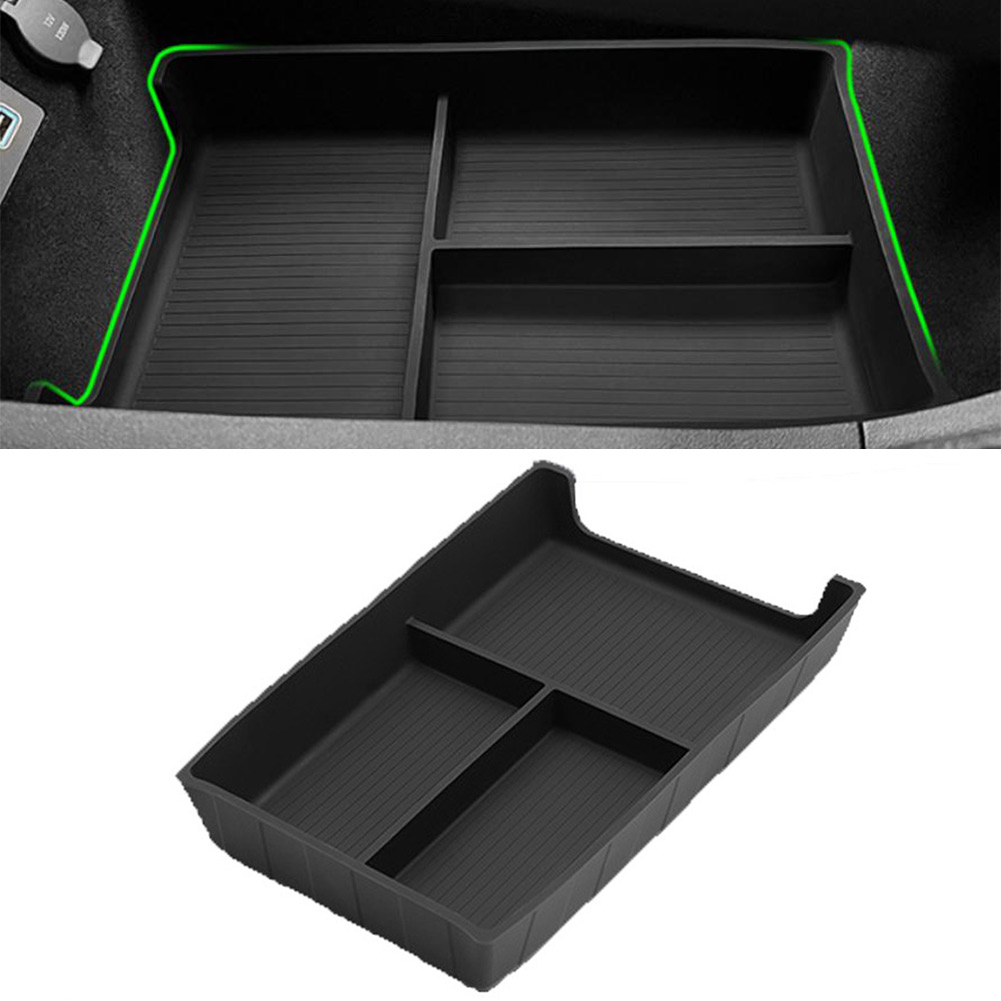 Silicone Center Console Bottom Storage Box Car Organizer Insert for BYD For Sealion 07 EV 2024 2025 2026 Protects From Scratches
