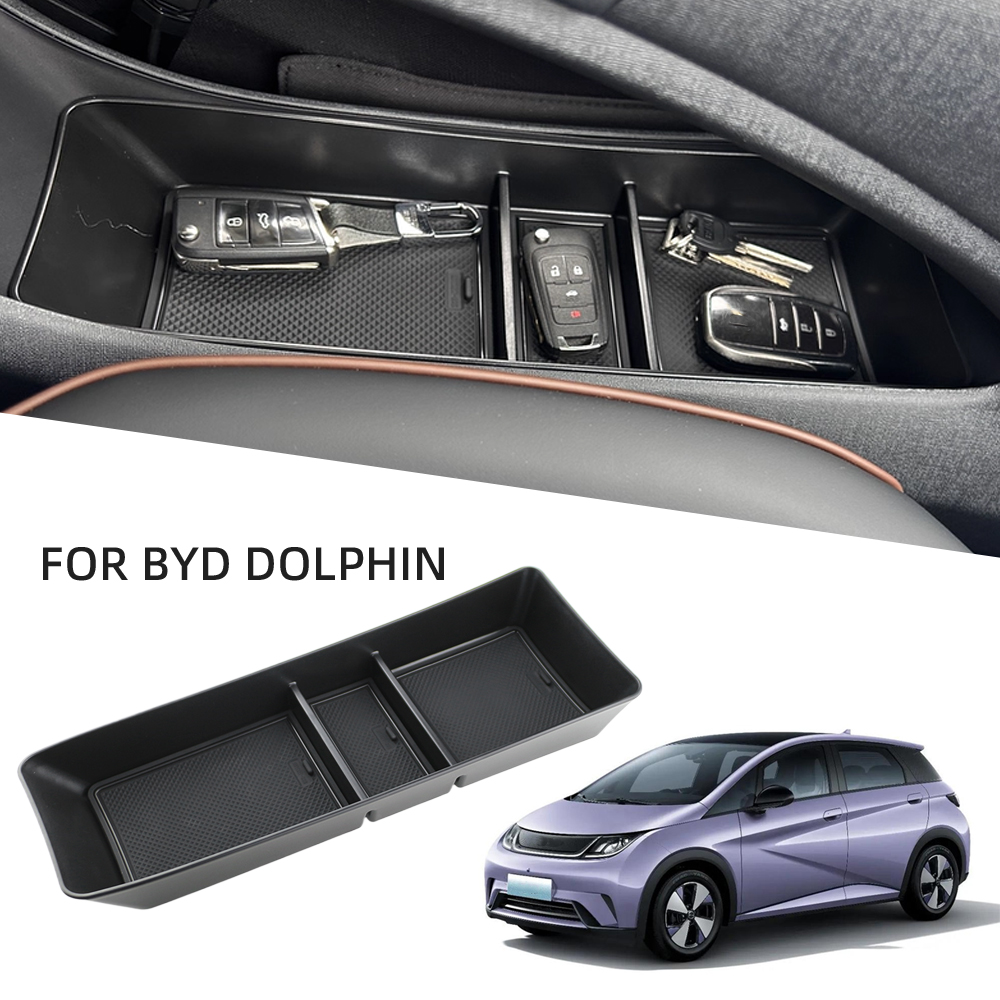 For BYD Dolphin 2022 2023 2024 2025 Center Console Storage Box Orgainzer Stowing Tray Plate Stuff Hodler Interior Accessories