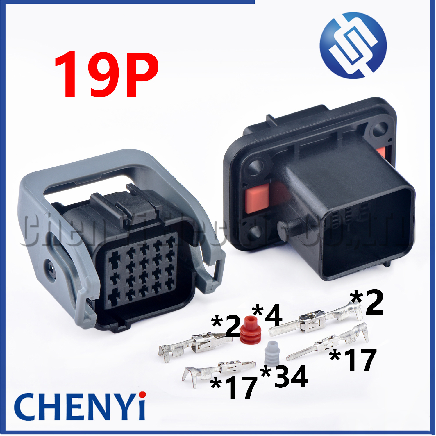 19 Pin Automotive waterproof connector Battery pack high and low voltage plug 1192800MB 1192800FB With pins For BYD