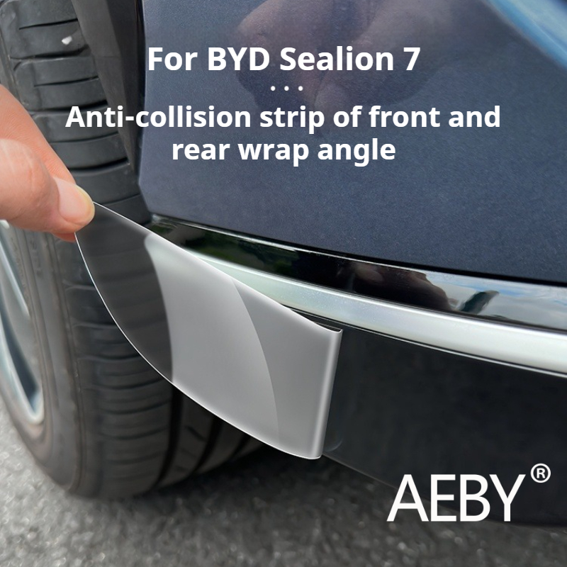 AEBY For BYD Sealion 7 2024 Car Bumper Protector Custom Fit Front Rear Anti Scratch Strip, Anti-Collision Car Body Accessories