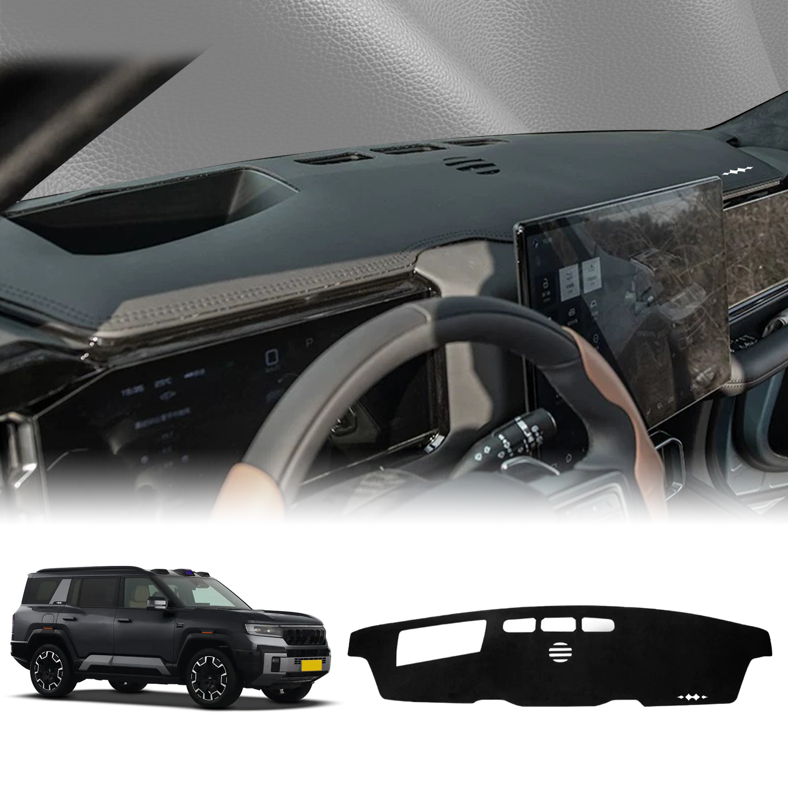 fit for BYD Equation Leopard 8 2025 2026 DENZA B5 Car Dashmat Dashboard Cover Pad DashMat Sunshade Protective Carpet Accessories