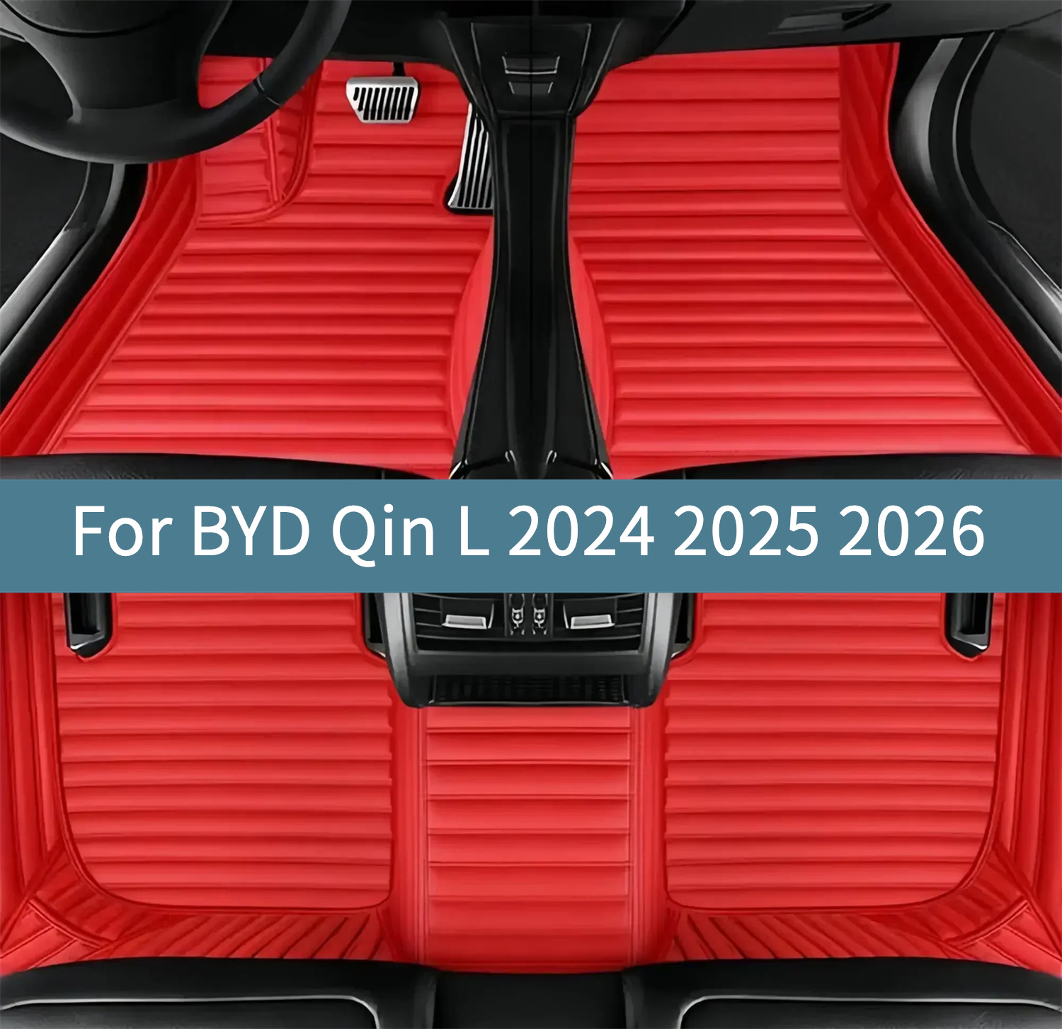 Car Floor Mats For BYD Qin L 2024 2025 2026 Floor Mats For Cars All Weather Waterproof Full Set