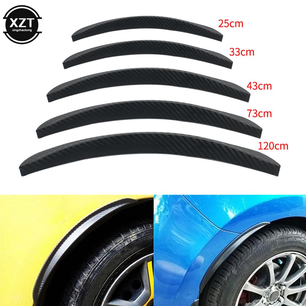 1PC Universal Car Wheel Eyebrows Fender Flares Arch Mudguard Lip Body Kit Protector Cover Mud Trim Guard Auto Add-on Accessories