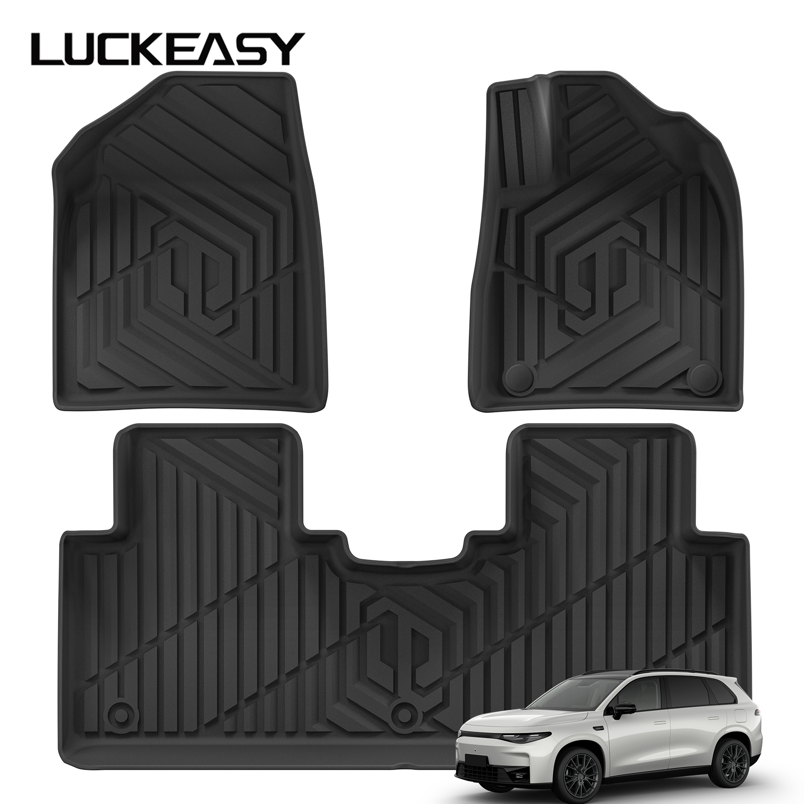 for Leapmotor C10 2024-2025 Car Floor Mats Cargo Liner Trunk Mat Auto Accessories Foot Pad Protective Mat Only Fit Right Rudder