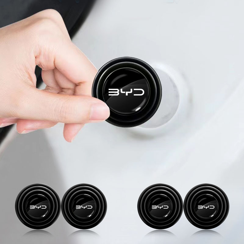Car Door Anti-Collision Silicone Pads Shock Absorber Gasket Suitable For BYD Qing Song Tang Yuan F3 S6 F0 I3 S7 G3 E5 E2 E1 E3