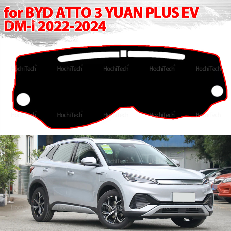 Dashboard Cover Protective Pad for BYD ATTO 3 YUAN PLUS EV DM-i 2022 2023 2024 Car Dash Board Sunshade Anto-UV Carpet