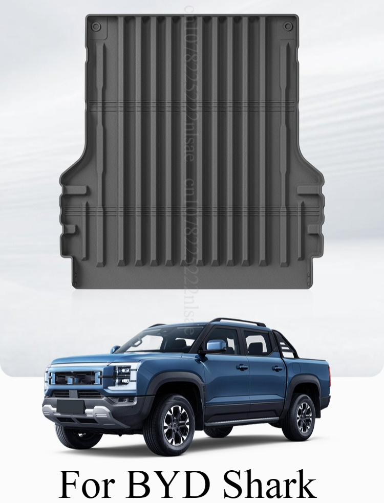 TPE Car Trunk Mat for BYD Shark 2026 Accessories Anti-dirty Mat Waterproof Cargo Liner Trunk Conversion Interior Accessories